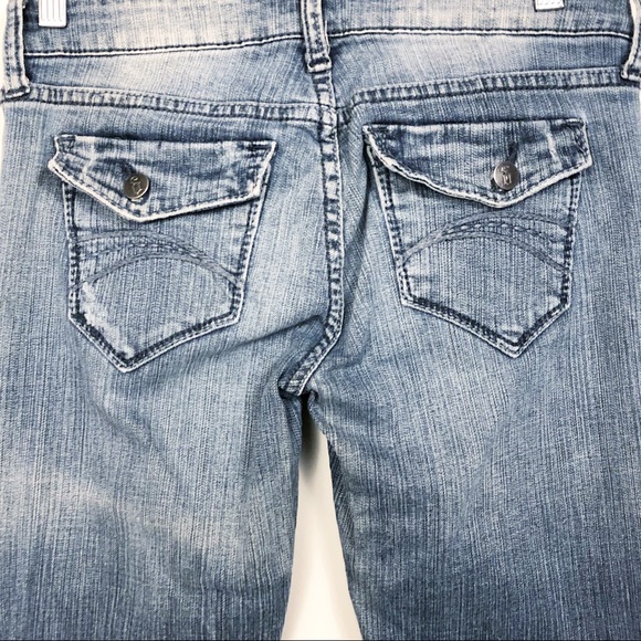 Decree Light Wash Mid Rise Boot Cut Jeans 5 - Picture 4 of 8